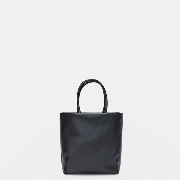 Fabiana Filippi Mini leather shopping bag black - Picture 1 of 2